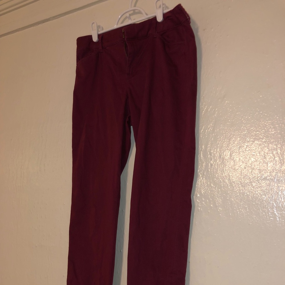 Burgundy Pixie Pants